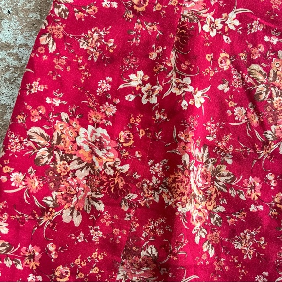 Vtg Laura Ashley Mini Dress Sz 8 Pink Floral sleeveless 90s Cottagecore Bodycon - Picture 5 of 14